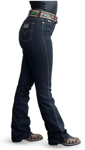 Calça Jeans Country Feminina Flare Tradicional Pura Raça
