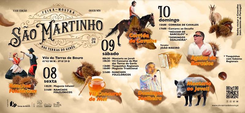 Montarias em Bouro