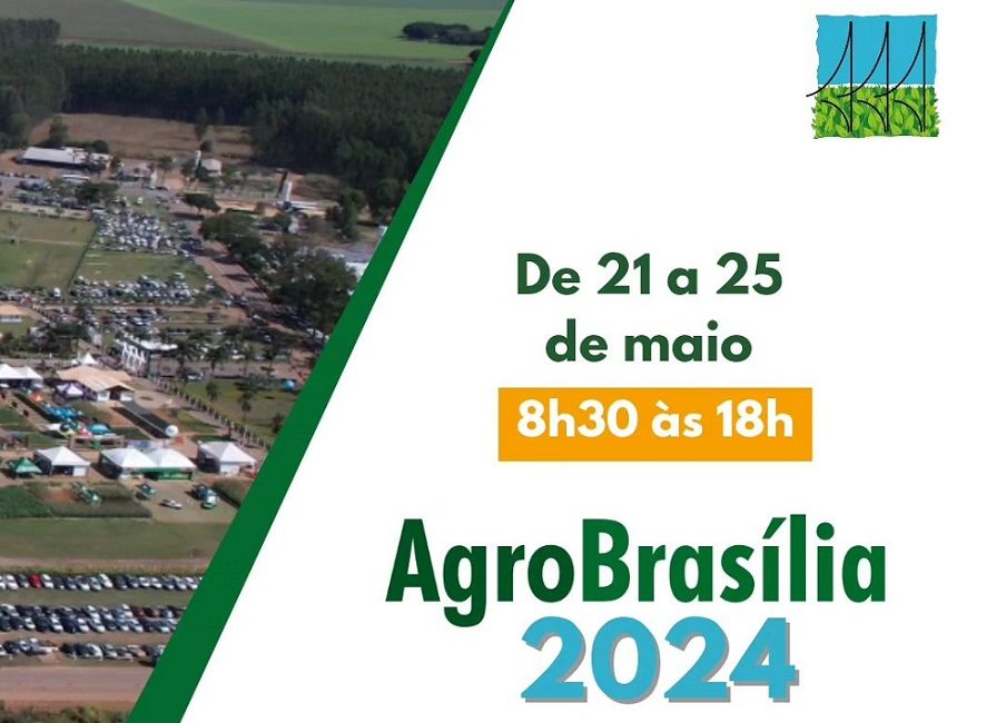 Feira de Agronegócio em Brasília com produtores e expositores em um ambiente rural