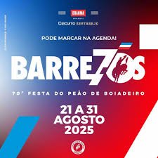 Festa do Peão de Barretos com competições de rodeio e música country