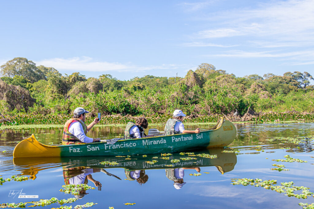 Uma fazenda de turismo ecológico rodeada pela natureza