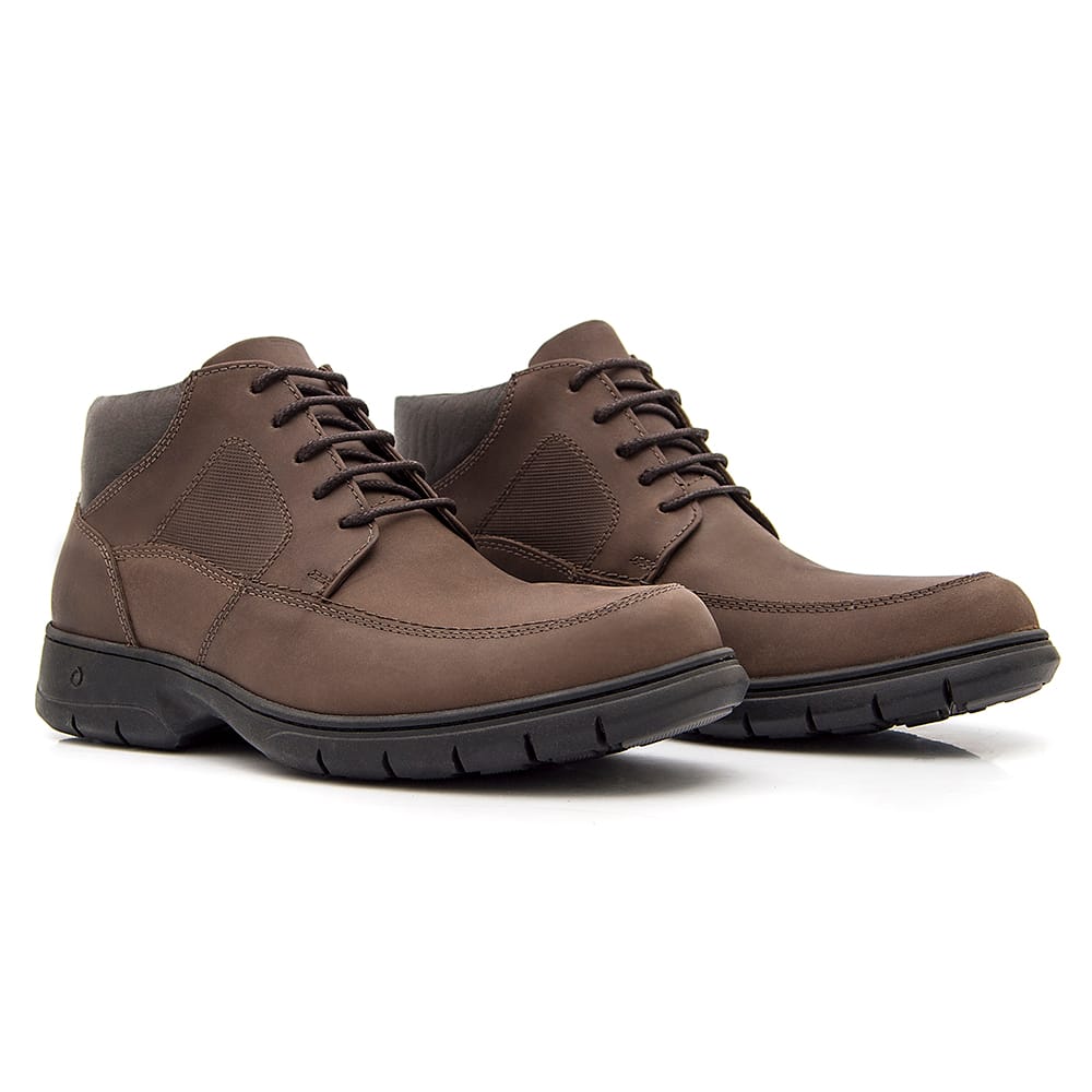 Bota masculina em couro oil brown estilo country