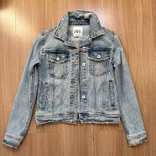 Jaqueta Jeans Zara Pp | Casaco Feminino Zara Usado 99387406 | enjoei