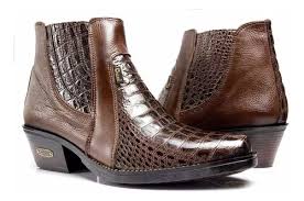 Bota Botina Masculina Country Texana Couro - Capelli Boots | Parcelamento sem juros