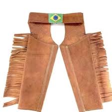Calça Montaria Country Couro Legitimo Chaparreira Infantil | Shopee Brasil