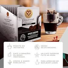 3 Corações Drip Coffee Gourmet Dark Roast
