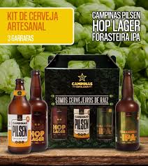 KIT "IBU" de Cerveja Artesanal - KIT com 3 IPAs de 500ml - Loja de Cerveja Artesanal da Cervejaria CAMPINAS.