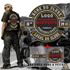 Kit Premium Motociclista - Patches Personalizados para colete com Programação GRATUITA