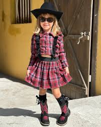 Look xadrez country - Juli Adur Moda Infantil