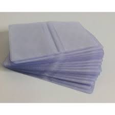 Kit 5 Miolo Porta Documentos Plastico Para Carteira