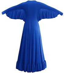 IMEKIS Vestido de dança de louvor com asas de anjo, vestido de dança, vestido de adoração para dança, vestido de igreja de manga comprida, Royal Blue, Medium : Amazon.com.br