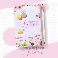 Porta Documentos Personalizado - Jardim