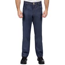 Calça Jeans Masculina Azul Casual Uniforme - 48