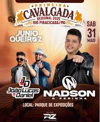 🚨🎉 ALÔ, GALERA! 🎉🚨 Vem aí a 1ª CAVALGADA REGIONAL 2025 em Rio Piracicaba, e você não pode ficar de fora dessa festa imperdível! 🤠🐎🔥 No sábado, dia 31 de maio, prepare-se