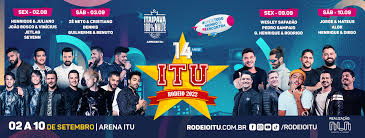 Rodeio Itu - O Rodeio Itu 2022 será o MAIOR e mais SURPREENDENTE de TODOS OS TEMPOS! 💥 Serão 4 dias de muita animação e emoção na Arena Itu! 😍 De 02