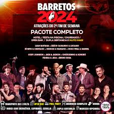 Trips&Trips - 🤠 FESTA DE BARRETOS 2024 👢 🎼 2° Final de Semana 📆 23 à 25 AGOSTO 🤩 Barretos Sexta e Sábado . O 2° Final de Semana promete muitas emoções!