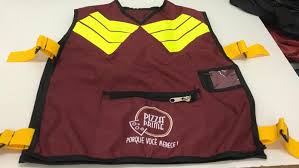 Colete motoboy personalizado - Red Look