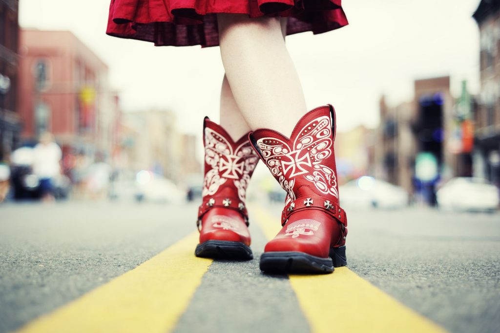 look com bota texana feminina