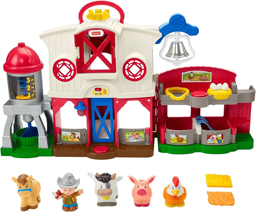 Brinquedos de fazenda da Fisher-Price para cuidados com animais