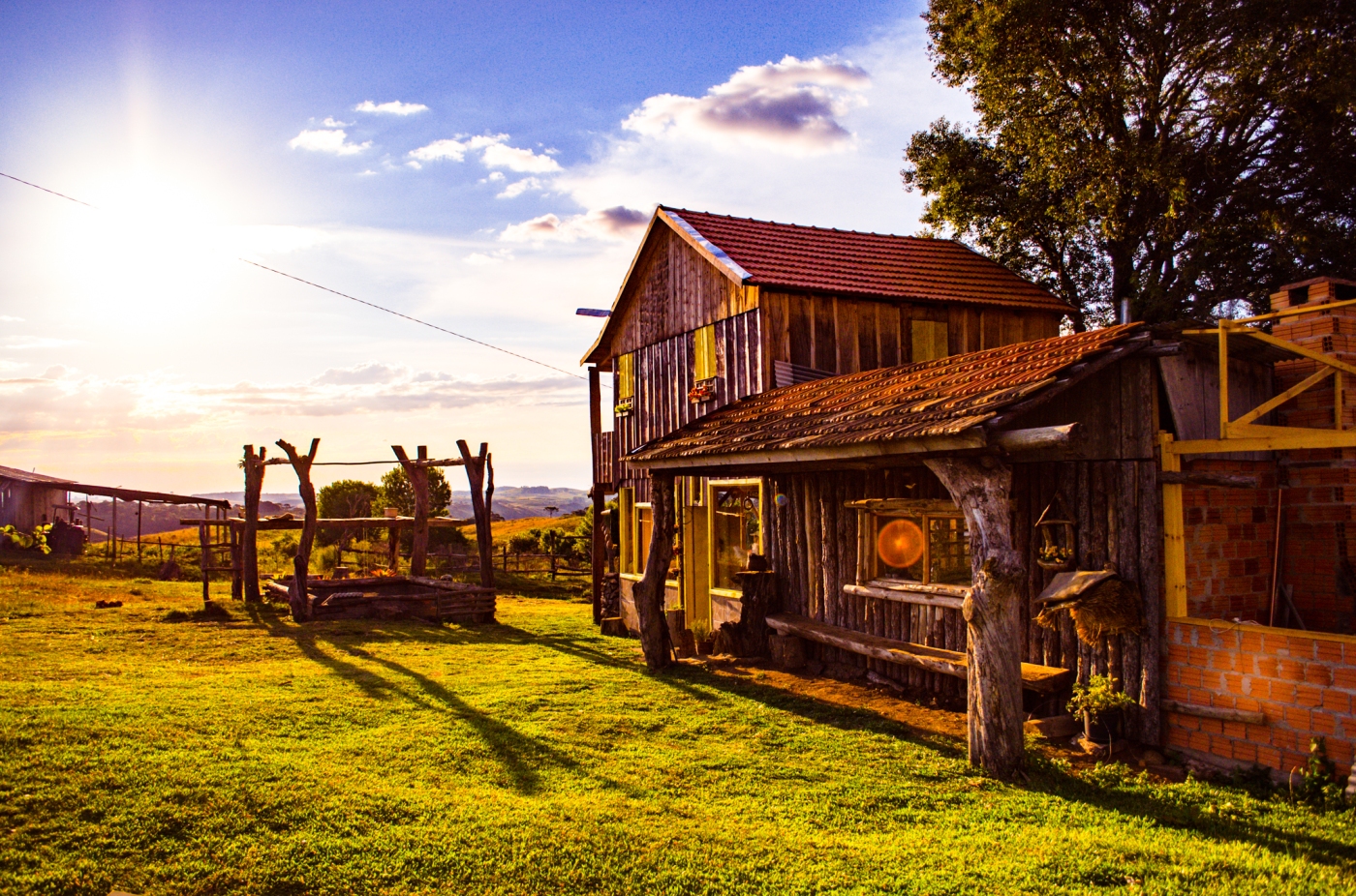 Panorama do Rancho Tropeiro em Cambará do Sul
