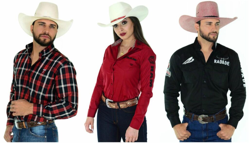 Roupas de rodeio e estilo country