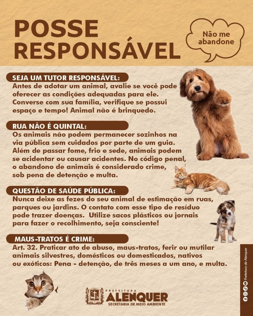 Um adestrador demonstrando truques com animais, enfatizando a responsabilidade na posse de pets.