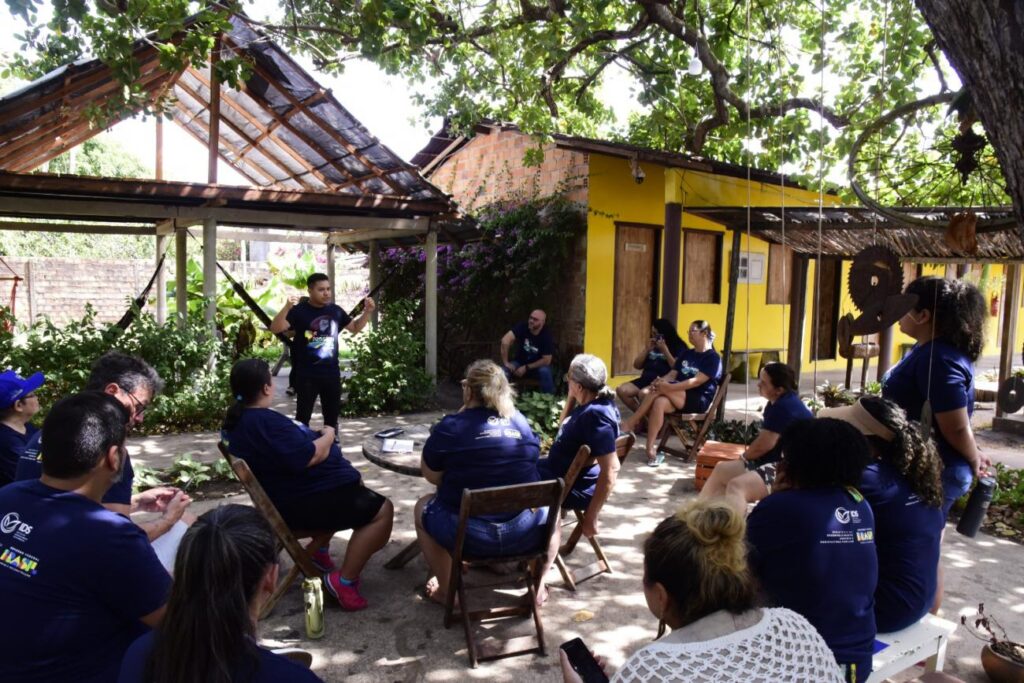 Rural exchange program showcasing agricultural practices in a beautiful country landscape of Pará.