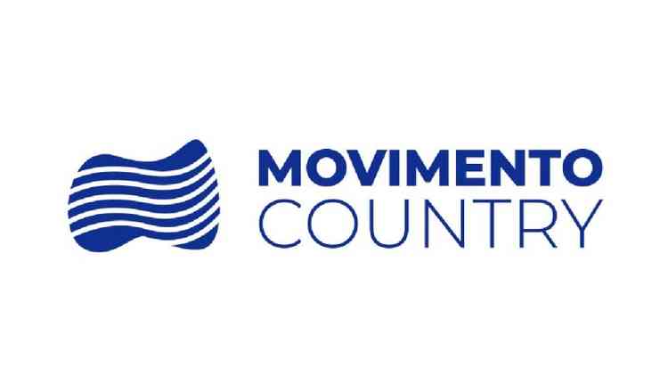 Logo do Movimento Country com elementos da cultura rural e country