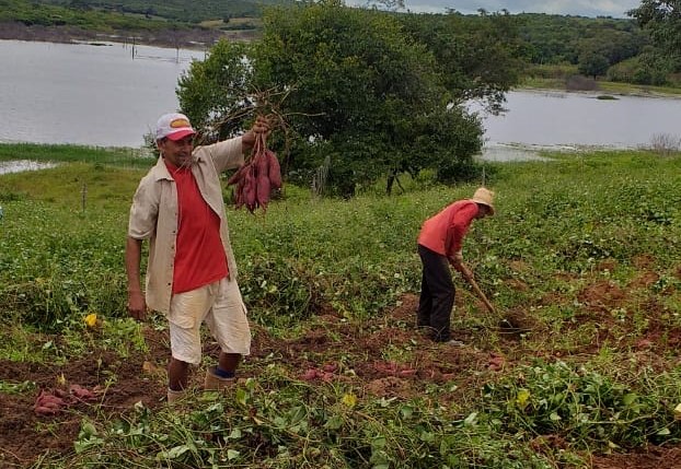 Comunidade rural assistida pelo Projeto Cooperar, mostrando a união e a força do povo do campo.