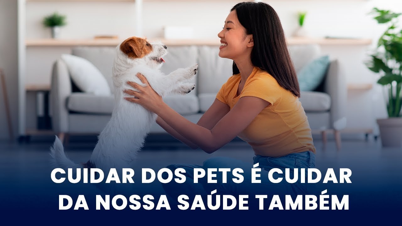 Cuidado com a saúde animal em um ambiente rural com pets felizes