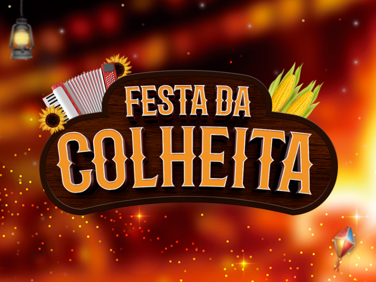Festa de Colheita na Faculdade Rebouças com decoração country e elementos da agricultura