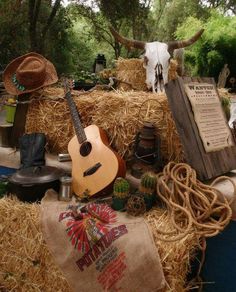 Decoração de festa country com temática rústica e elementos tradicionais