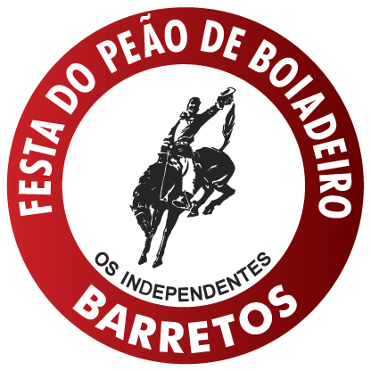 Cavaleiros se apresentando no Rodeio de Barretos 2023