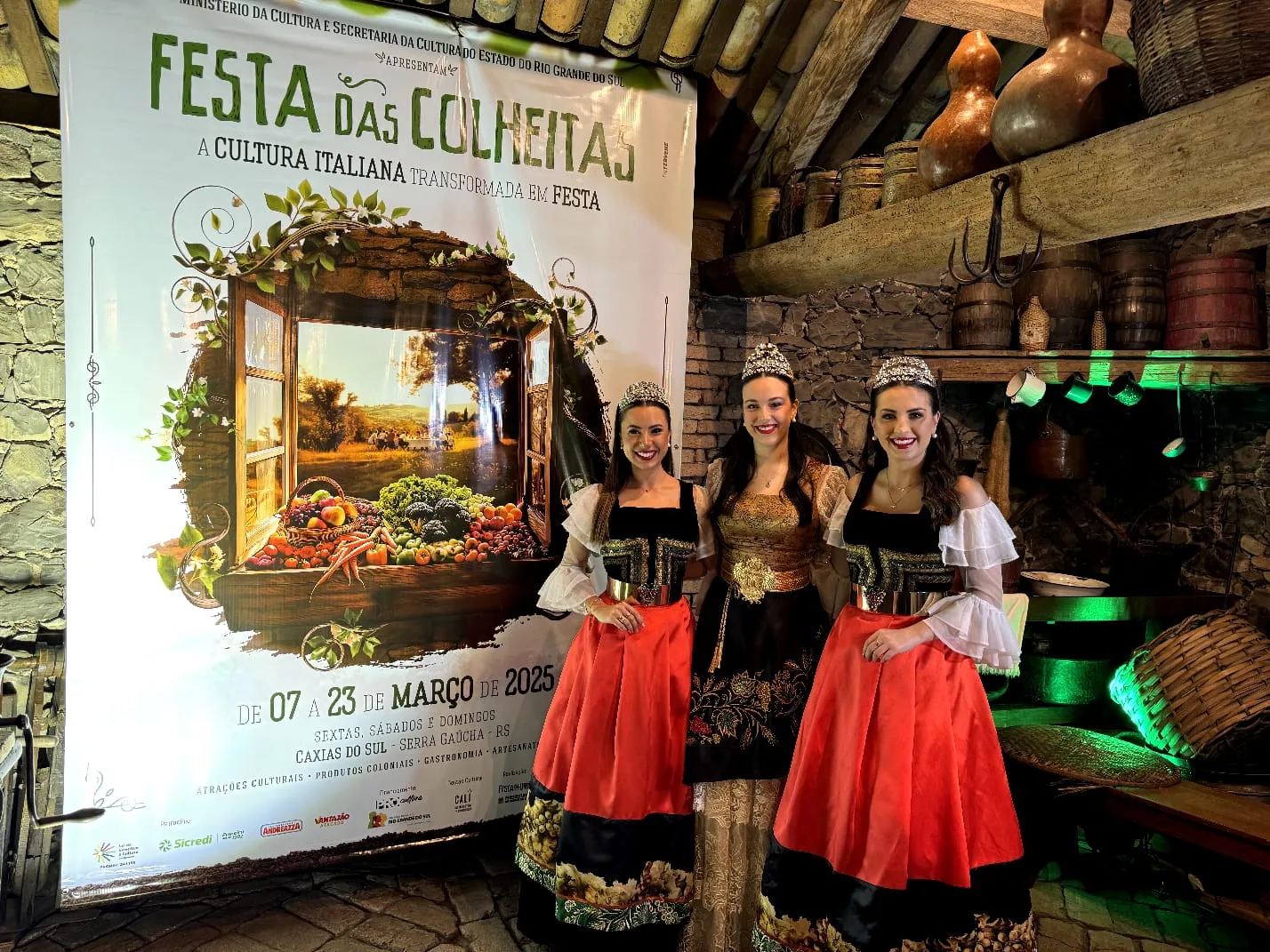 Celebration of Harvest Festival with traditional country elements