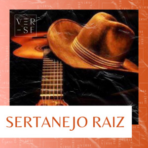 Capa da playlist Sertanejo Raiz no Spotify com elementos da cultura caipira.