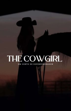 Uma cowgirl montando seu cavalo em uma bela paisagem rural.