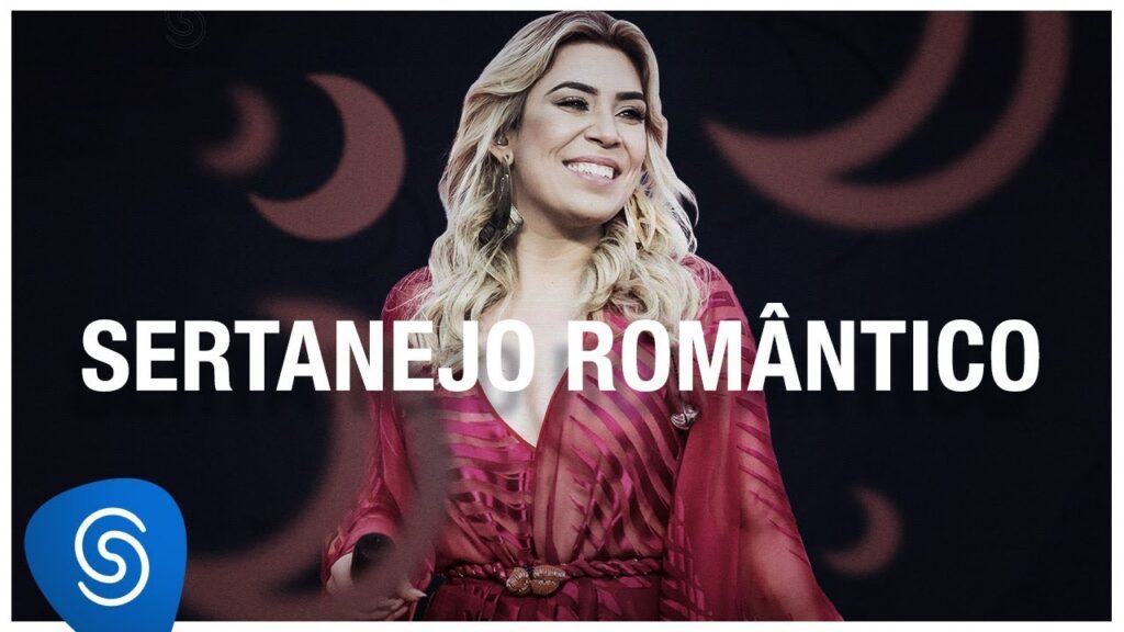 Um casal dançando ao som de música sertaneja em um cenário rural com luz do sol ao fundo.