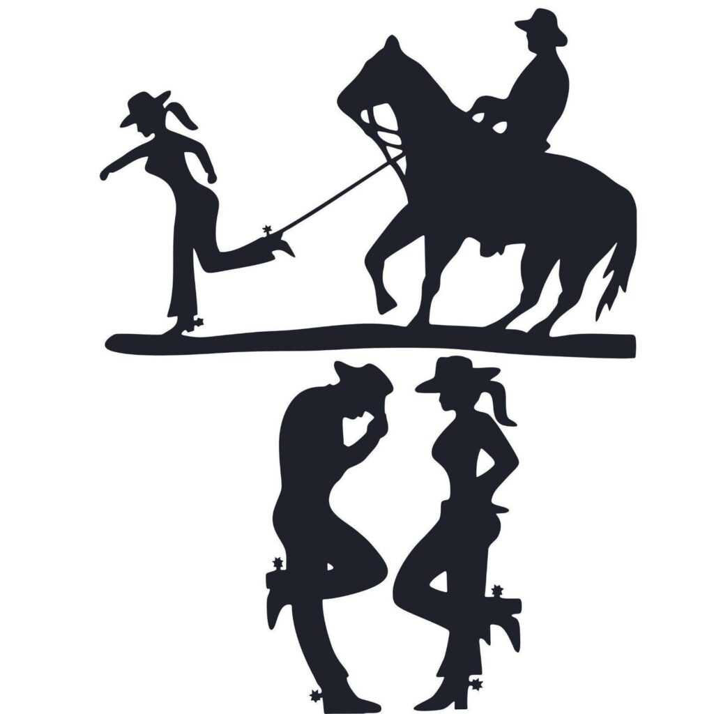 Adesivos Country Cowboy e Cowgirl