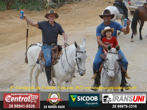 Cavalgada da Família Fontana e Amigos com participação de várias famílias em Duas Barras