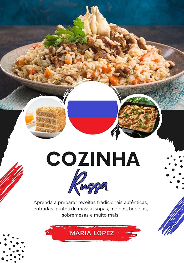 Uma mesa rústica com pratos típicos da culinária rural, incluindo tortas caseiras e guisados.