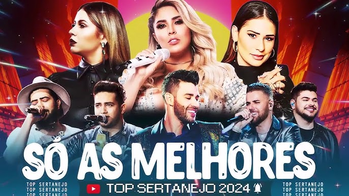 Capa de um mix sertanejo com os maiores hits de 2024