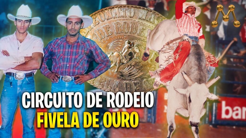 Competidores se destacando em um rodeio no Brasil, mostrando a tradição e as habilidades do circuito.