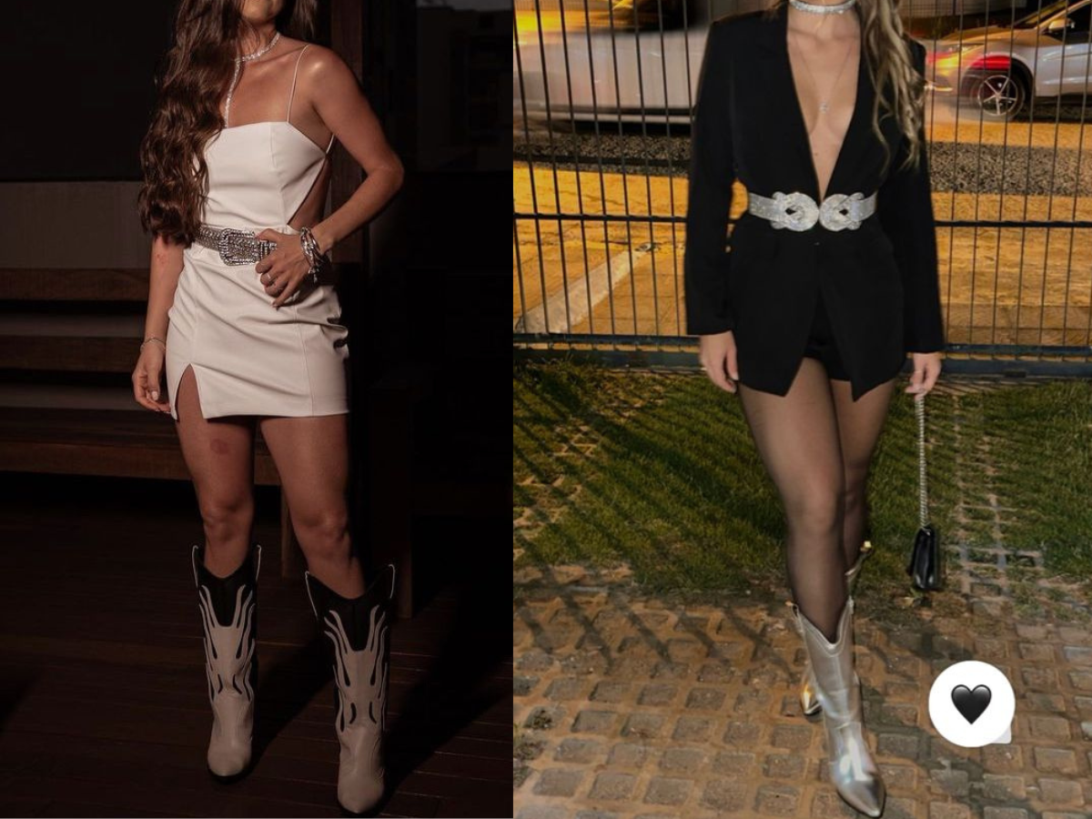 Trajes de rodeio com estilo country