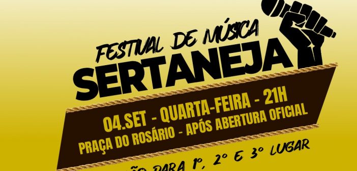 Festival de Música Sertaneja celebrando a cultura country com artistas ao vivo e público animado