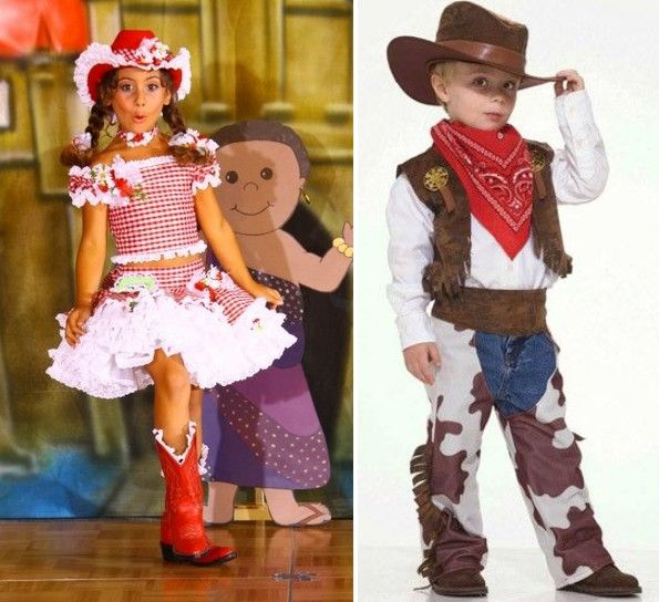 Cowgirl com roupas típicas country, mostrando estilo e tradição