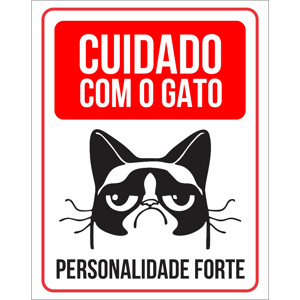 Placa de sinalização 'Cuidado com o Gado' em um ambiente rural