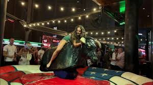 Worth Watching! 😂 Benidorm Bull Ride Gone Wrong! Epic Fail. Mechanical Bull Spain september 2024 4K