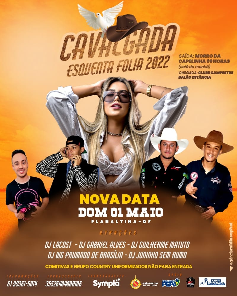 Cavalgada em Brasília, celebrando a cultura country com root music