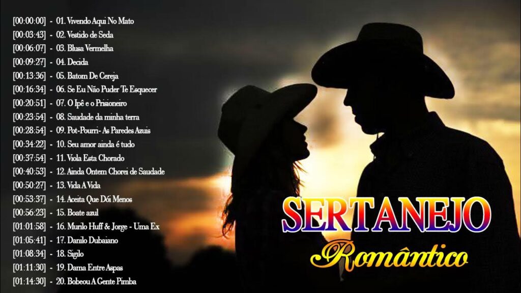 Capa de Álbum Sertanejo Raiz com elementos tradicionais
