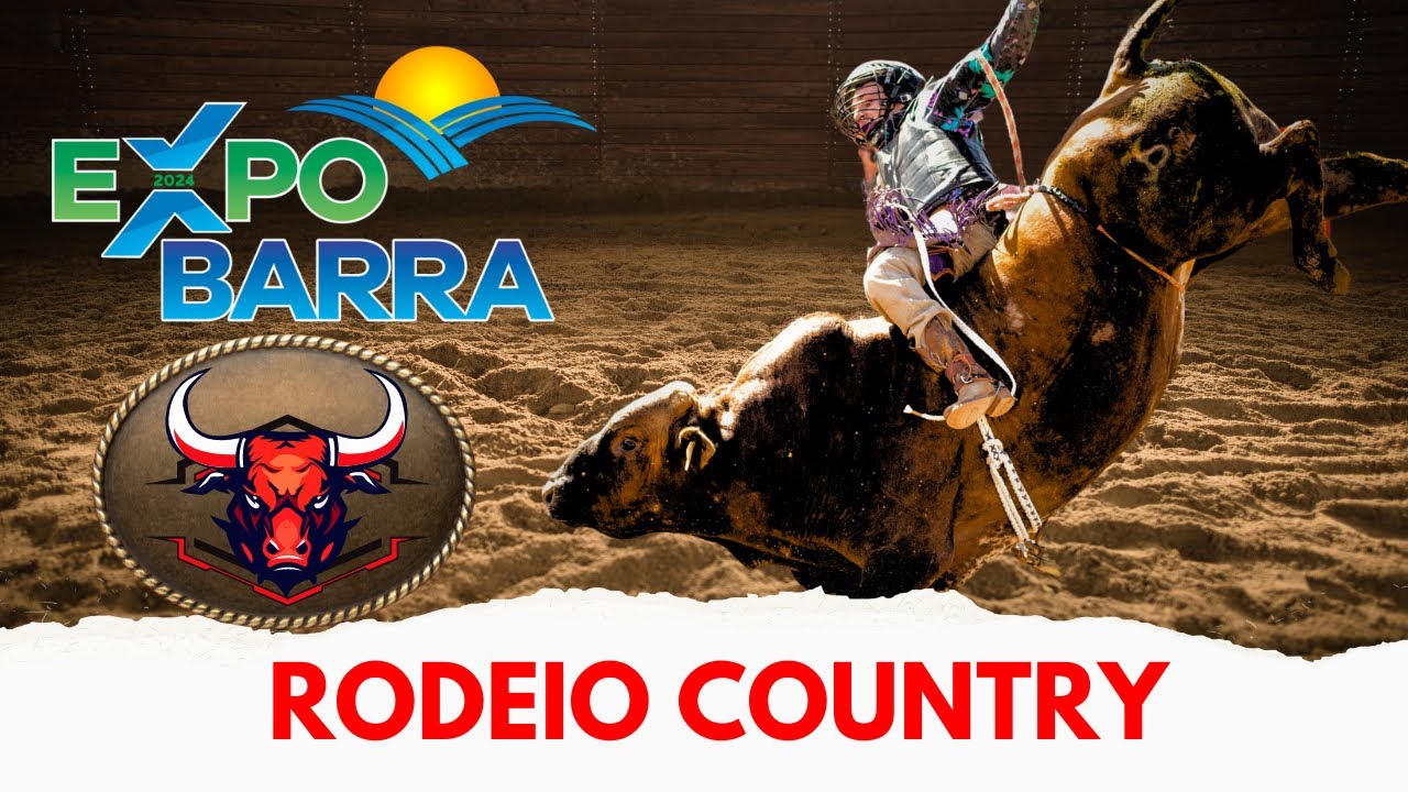 Imagem de uma emocionante noite de rodeio country com shows e competições